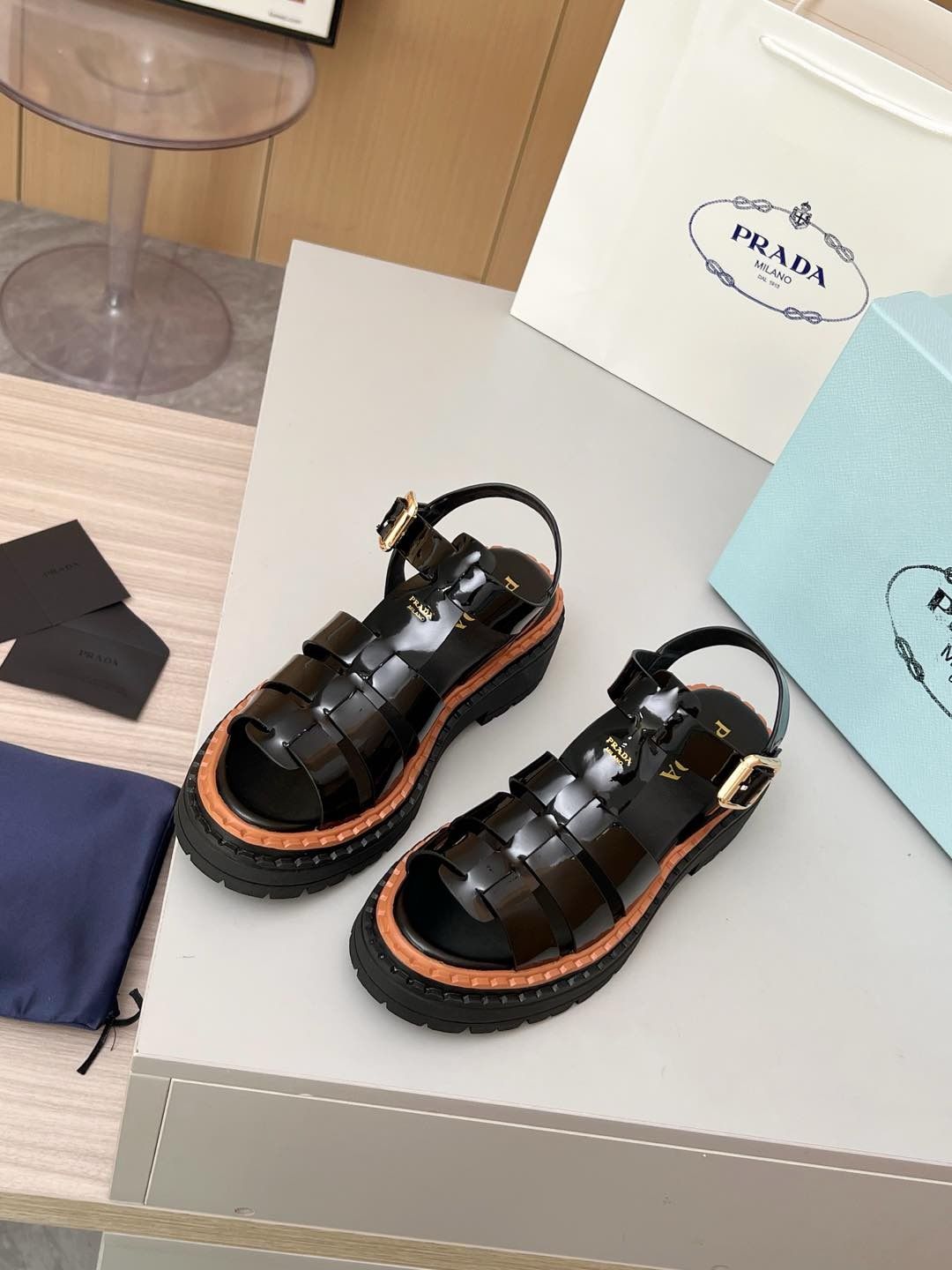 Prada women sandals DARA15