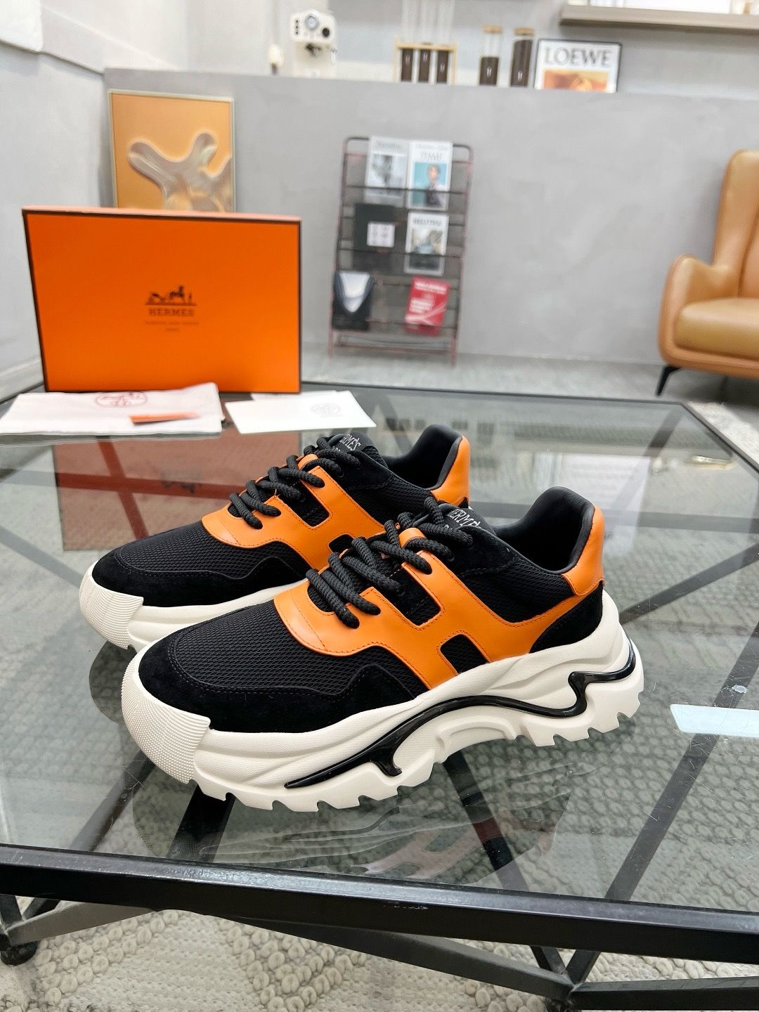 Hermes men shoes EAOA03