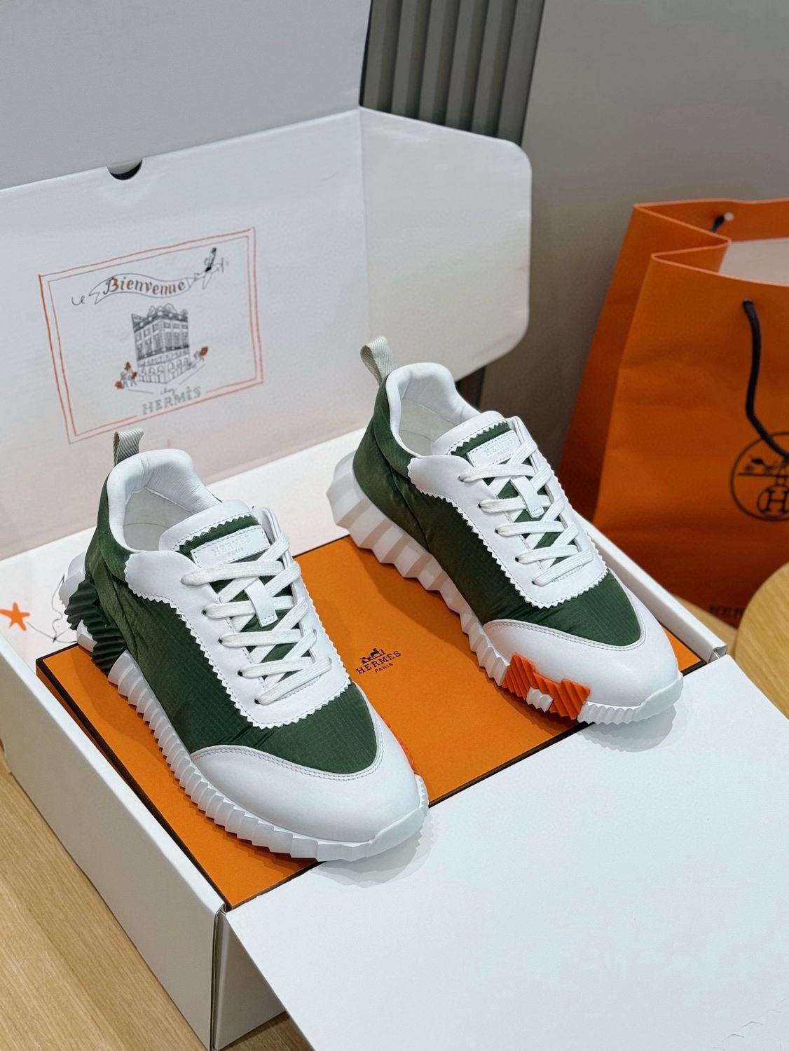 Hermes men shoes — EAOH03 Bouncing Sneakers