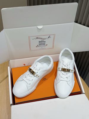 Hermes Men Shoes — EAOI05 Freestyle Epsom Heritage Casual Sneaker
