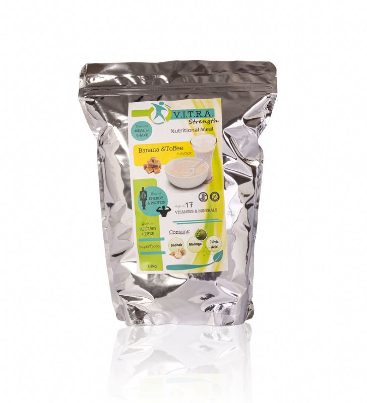 VITRA STRENGTH 1.5kg  Banana & Toffee Flavour