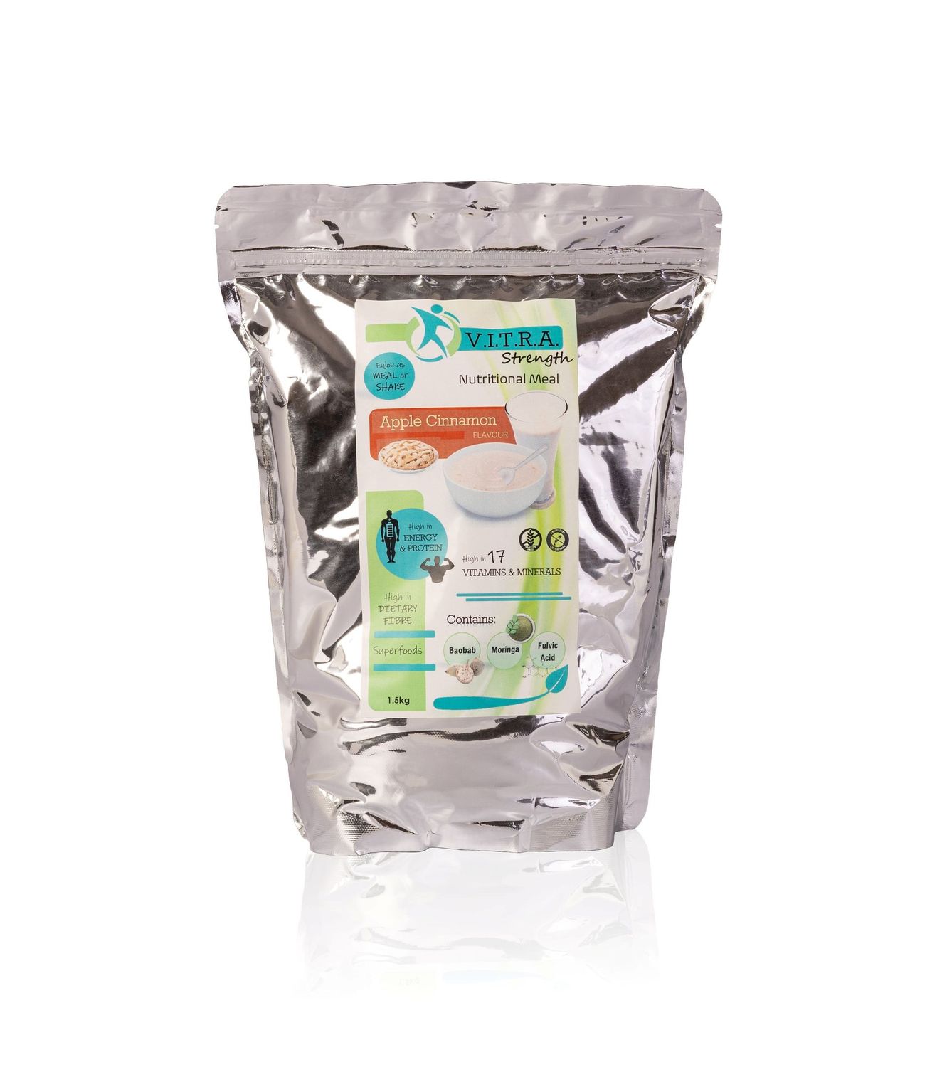 VITRA STRENGTH 1.5kg  Apple Cinnamon Flavour
