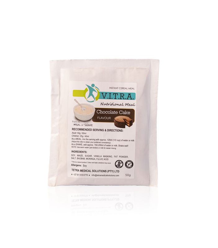 VITRA STRENGTH 30 x 50g Sachets Chocolate Cake Flavour