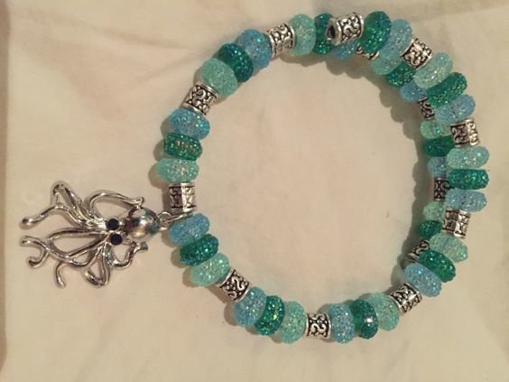 Octopus Charm Wrap Bracelet