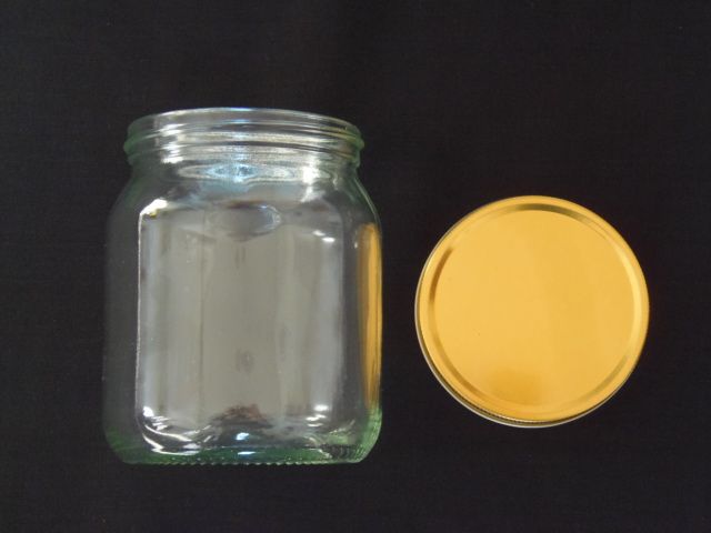 1lb (454g) Honey Jar With Gold Lid