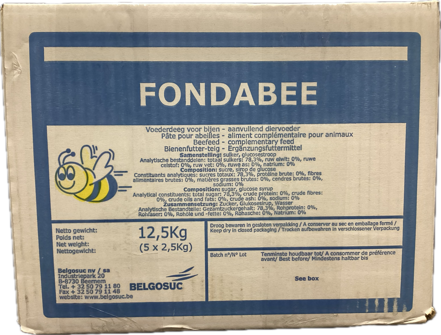 Fondabee 5 x 2.5Kg (12.5Kg)