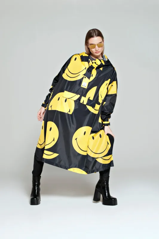 Rainkiss regenponcho, All smiles x smiley