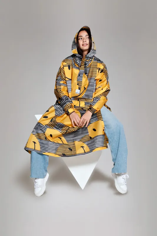 Rainkiss regenponcho, Sunset x smiley