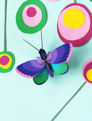 Blue copper butterfly