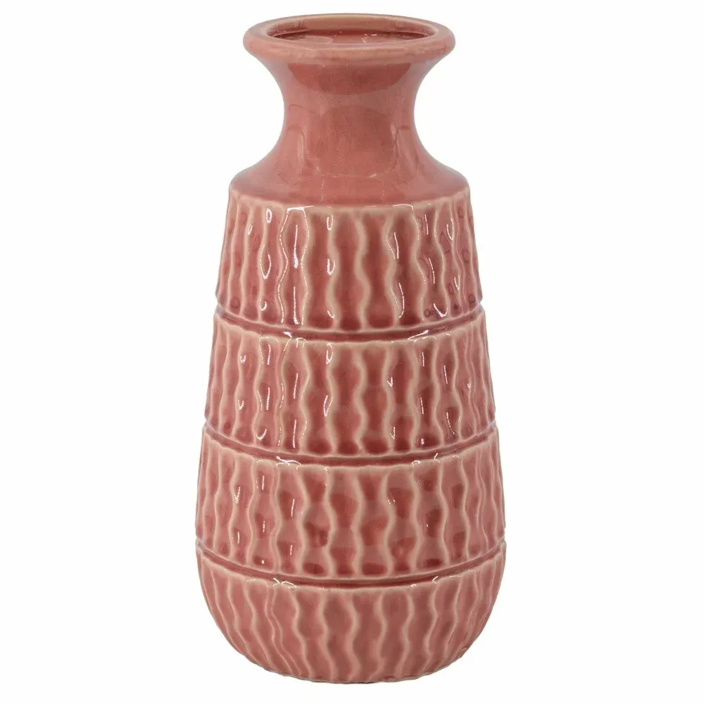 Vaas aztec roze klein
