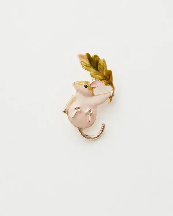 Fable broche Muis
