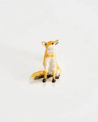Fable broche Vos