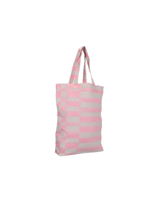 Tas bloc roze grijs