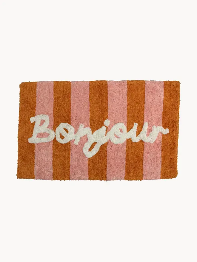 Badmat 'Bonjour'