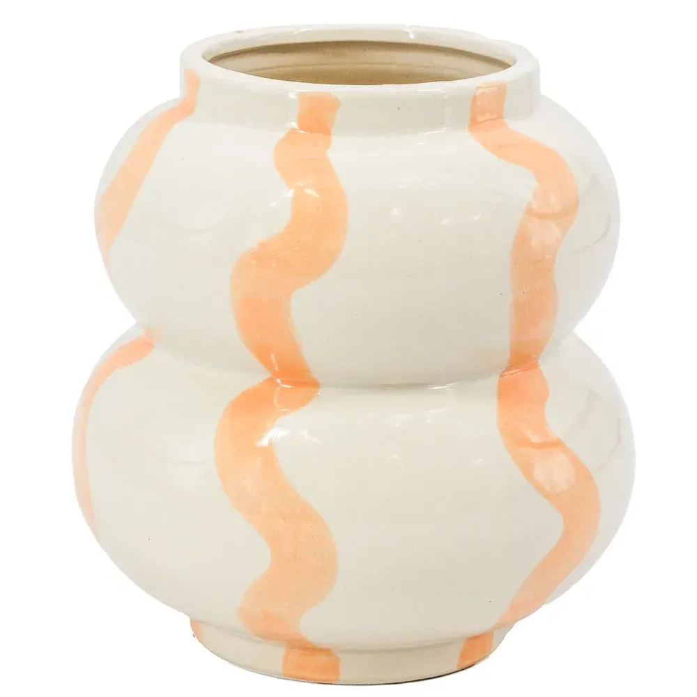 Vaas lines oranje middel