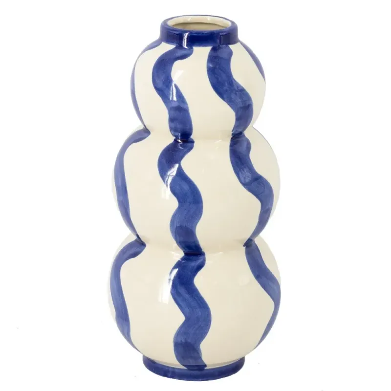 Vaas lines blauw