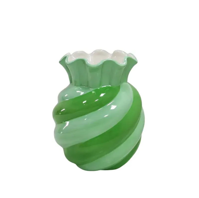 Vaas swirl groen