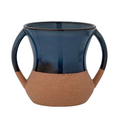 Vaas Bloomingville Blauw Terracotta