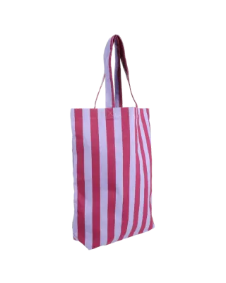 Tas stripes lila bordeaux