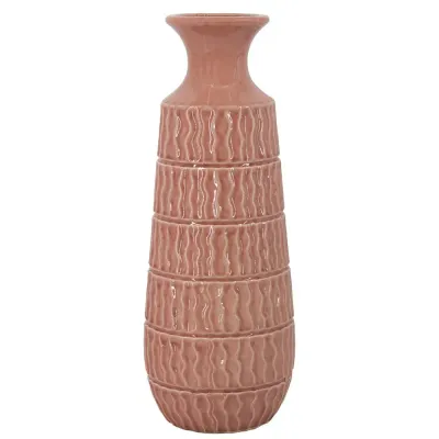 Vaas aztec roze groot