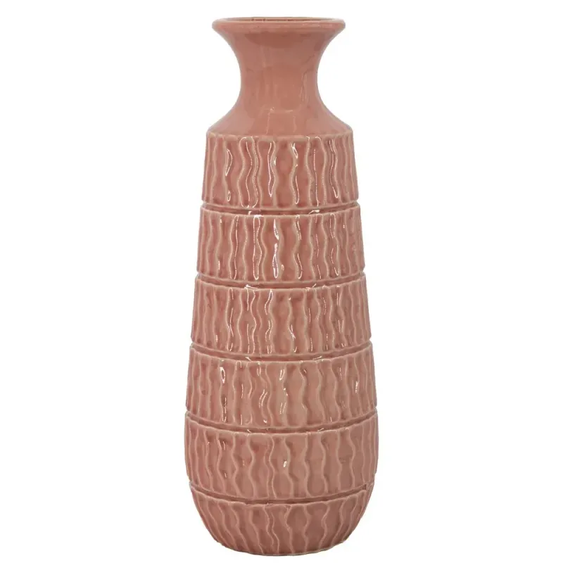 Vaas aztec roze groot