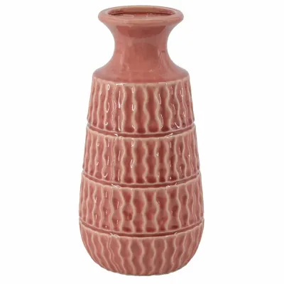 Vaas aztec roze klein