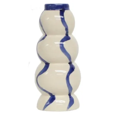 Kandelaar lines blauw