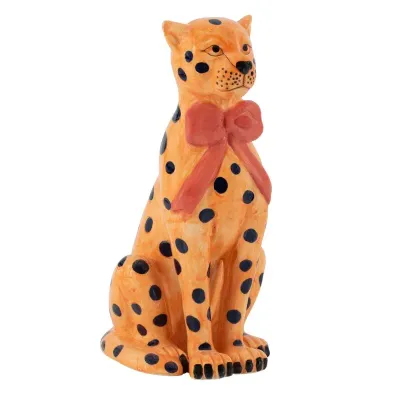 Aardewerk ornament luipaard