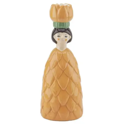 Kandelaar bloemenmeisje Peach