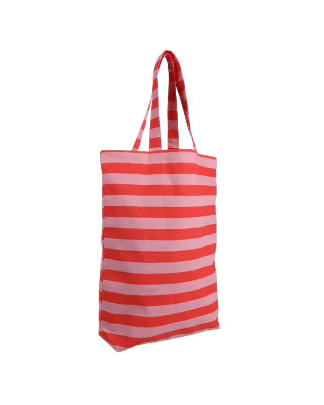 Tas stripes roze rood