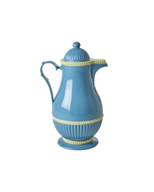 Rice thermoskan vintage-look blauw