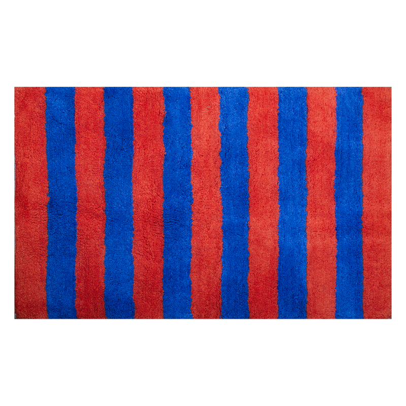 Badmat van Kitsch Kitchen, oranje/blauw