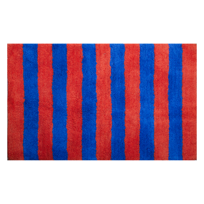 Badmat van Kitsch Kitchen, oranje/blauw