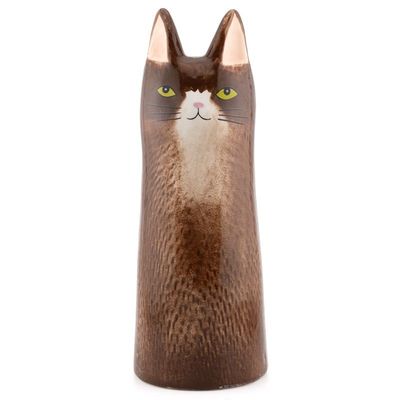 Vaas kat bruin