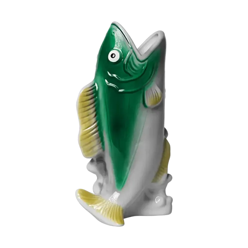 Vis vaas, Kitsch Kitchen, groen-geel