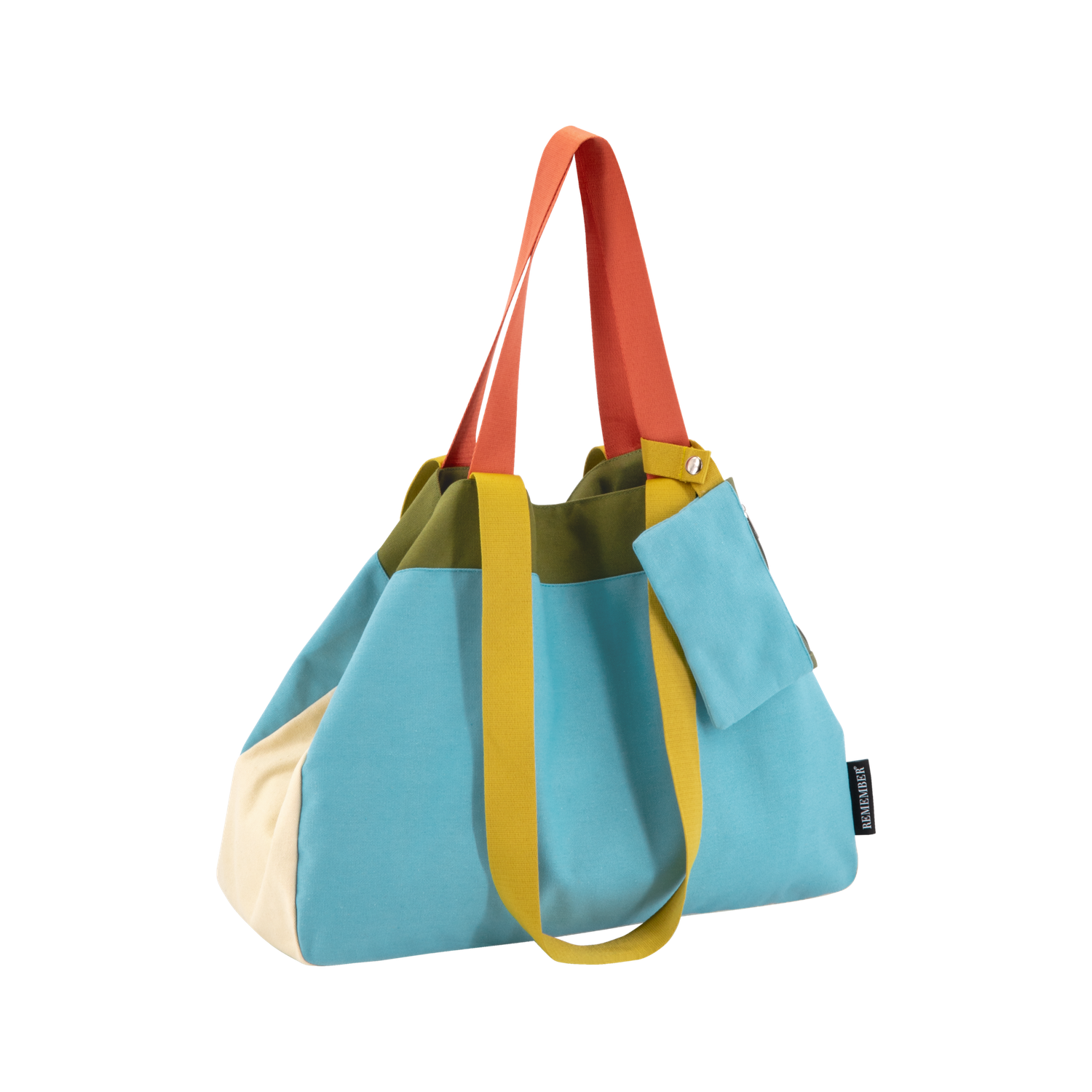 Canvas tas turquoise Canvas tas turquoise