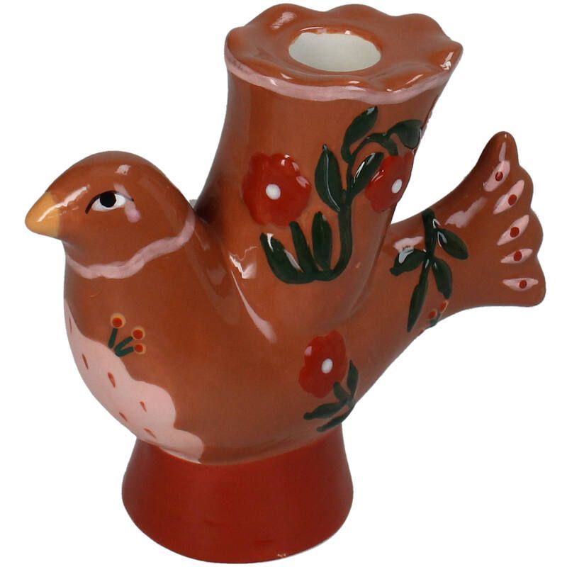 Kandelaar vogel bruin