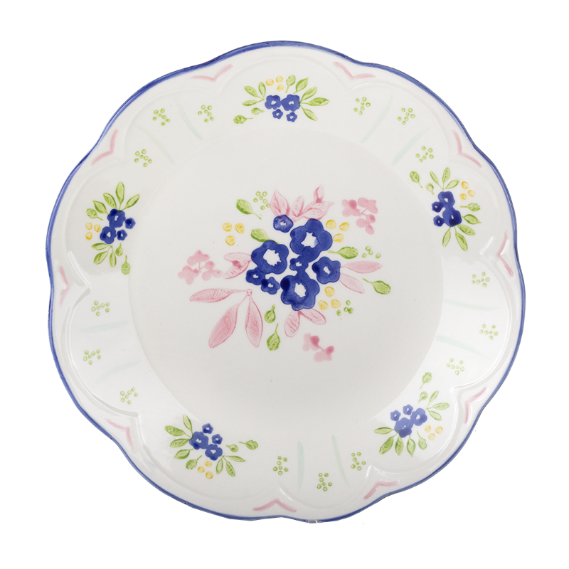 Kitsch Kitchen diner bord blauw