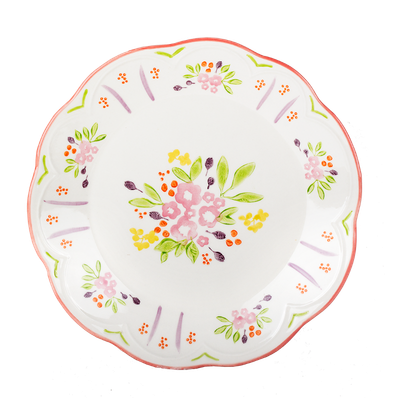 Kitsch kitchen diner bord roze