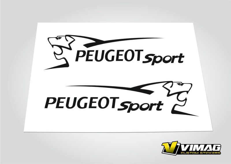 Pegatinas Peugeot Sport 30 cm