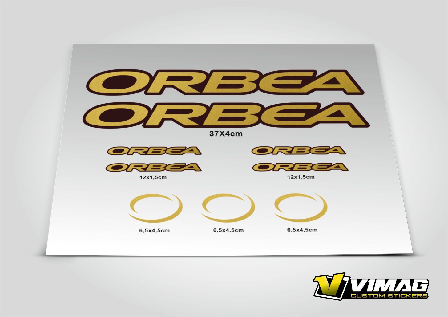 Pegatinas compatibles cuadro bici Orbea Mod.2