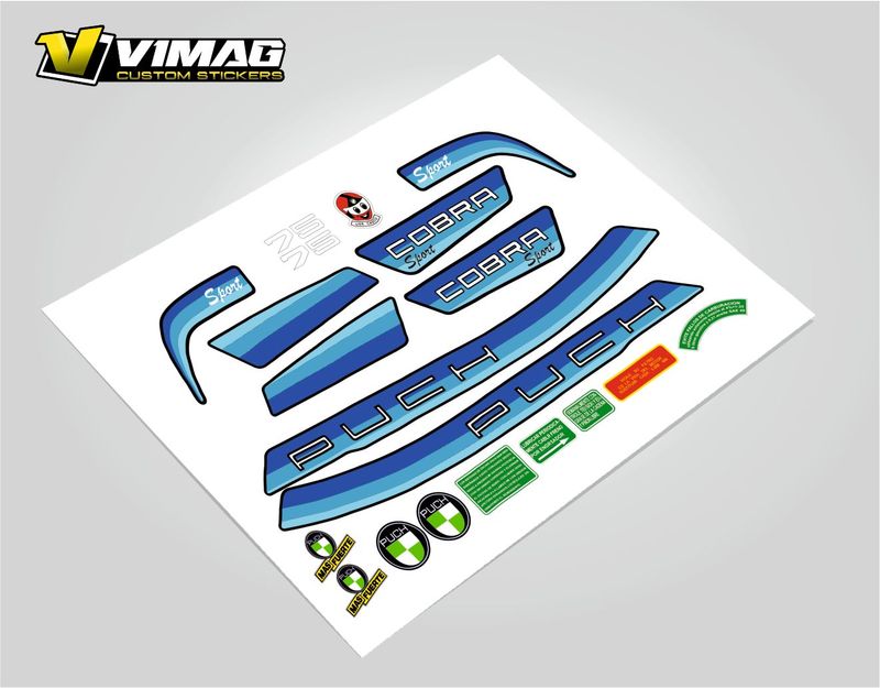 Pegatinas compatible con moto Puch Cobra 75 Sport