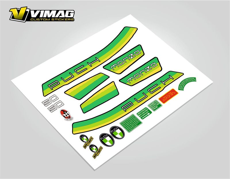Pegatinas Compatible con Moto Puch Monza 1ª