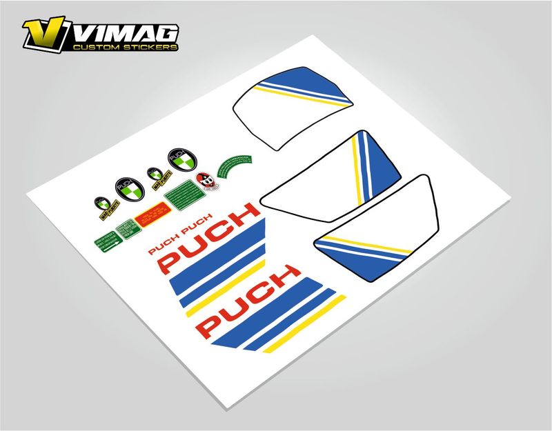 Pegatinas Compatibles Con Moto Puch Condor m85