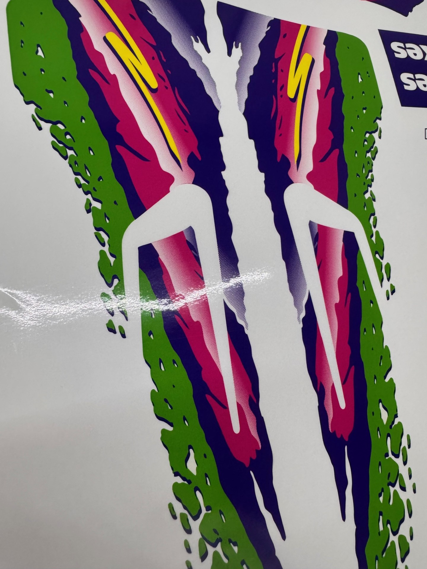 Kit De Pegatinas Compatibles Con Moto Rieju AM Plus fondo Fucsia