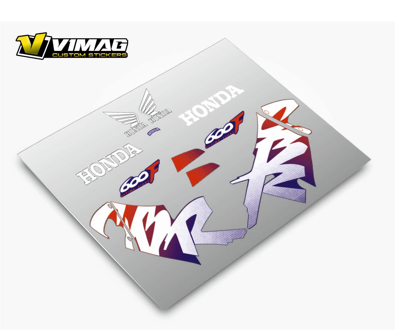 Kit De Pegatinas Compatible Con Moto Honda CBR 600F año 1999