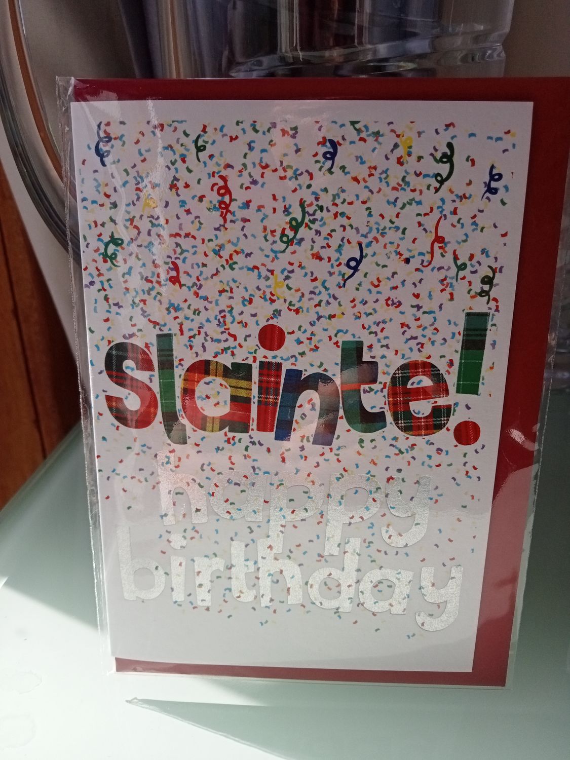 Slainte Happy Birthday Card