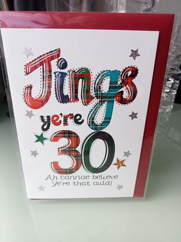 Jings ye&#39;re 30