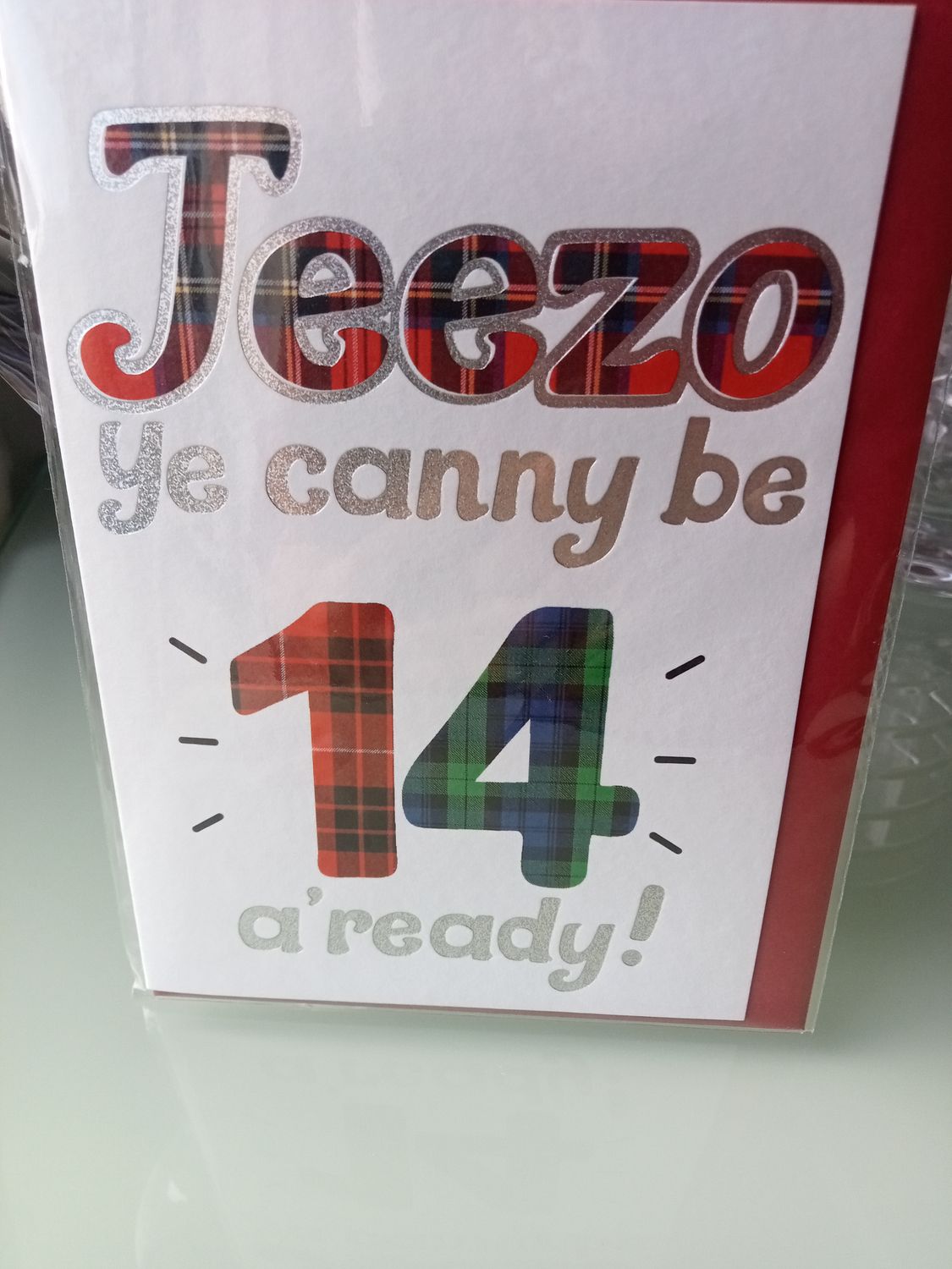 Jeezo ye canny be 14 a&#39;ready