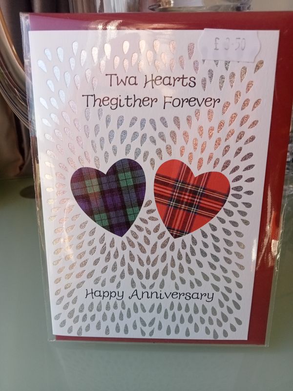 Twa Hearts Anniversary Card